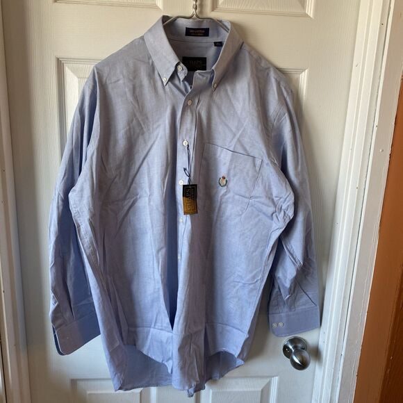 Chaps Other - Chaps Ralph Lauren Men’s Dress Shirt Size 16 32/33 NWT Blue